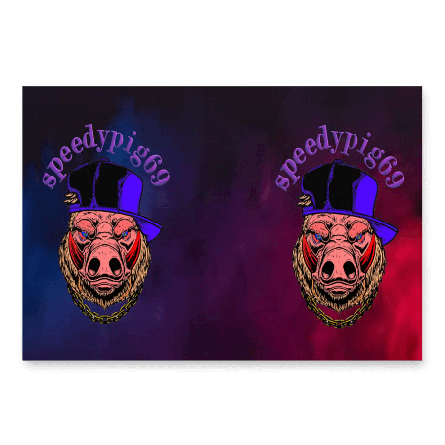 Speedypig69's Swanky Swine Wrapping Paper Set product image (3)