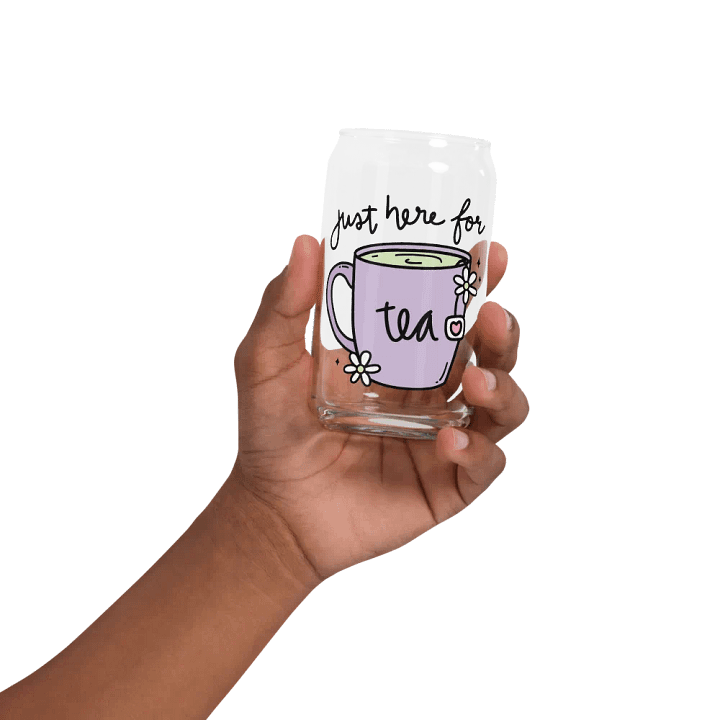 Just here for Tea Glass Mug product image (2)