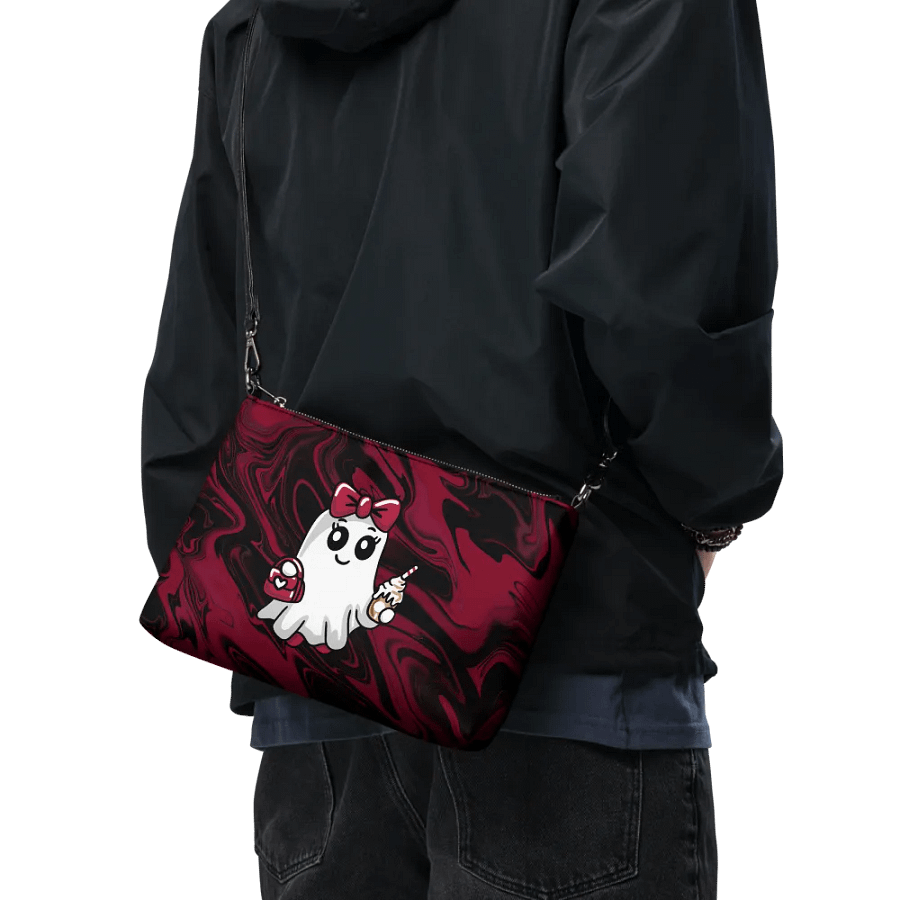 Stylish Ghost Flip-Sided Faux Leather Crossbody Bag product image (11)