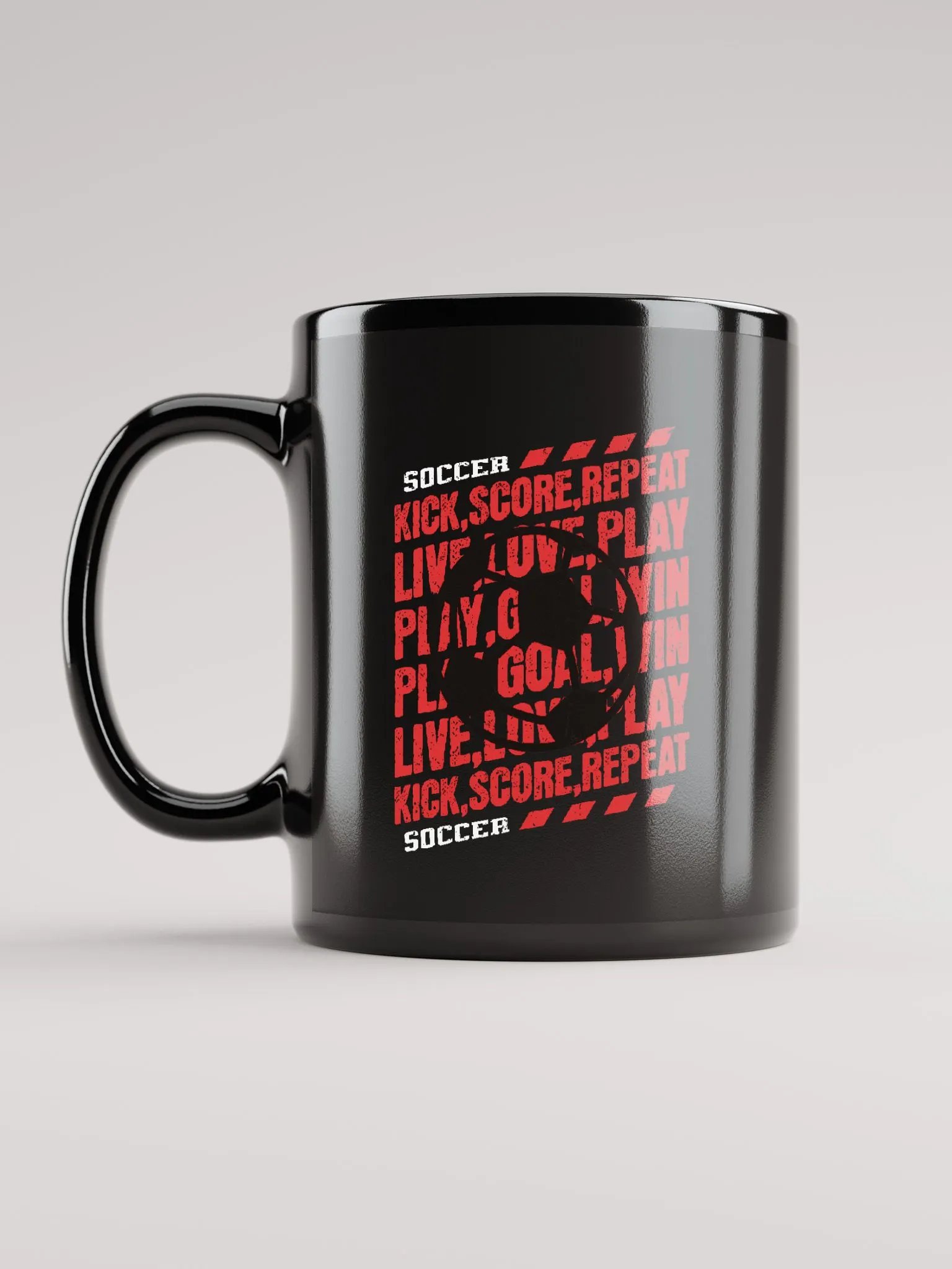 Words of Soccer / Black Mug product image (11)