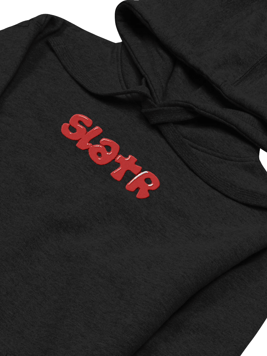Glossy Red 'slatr' Unisex Hoodie product image (6)