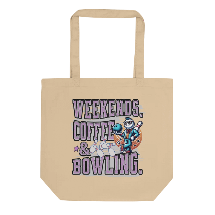 Weekends Coffee And Bowling Vibes Tote Bag product image (1)