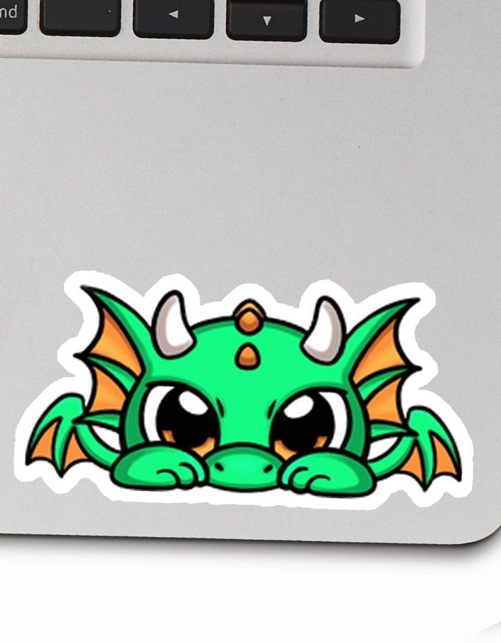 Dragon Peek Sticker product image (1)