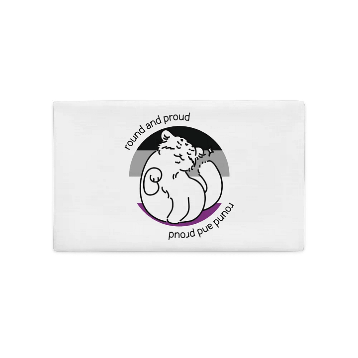 Round and Proud Manul Asexual Version - Pillow Case product image (2)
