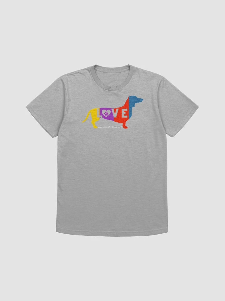 LOVE Dachshunds - colorful doxie supersoft t-shirt by Next Level product image (1)