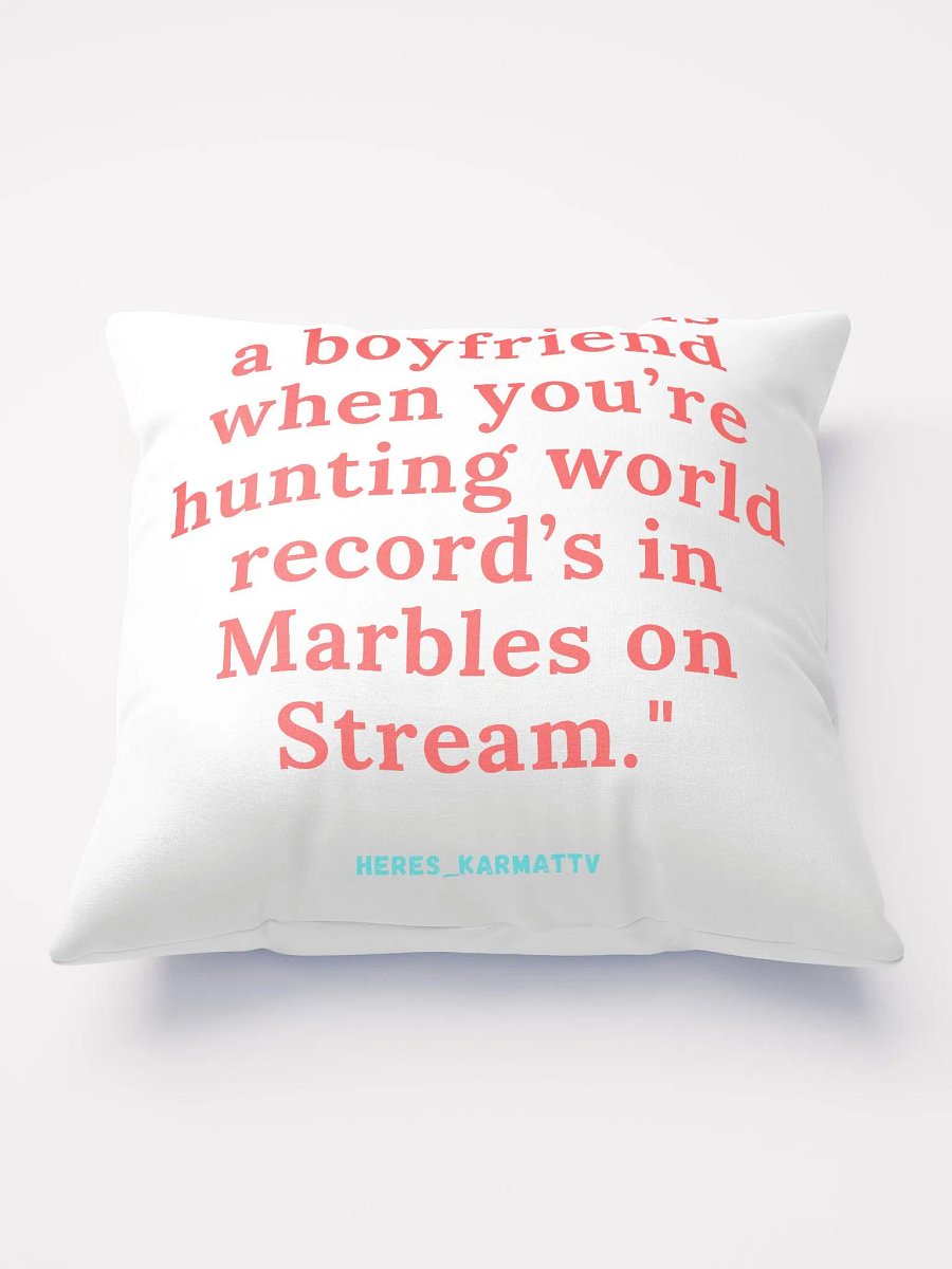 Who needs boyfriend - Pillow product image (1)