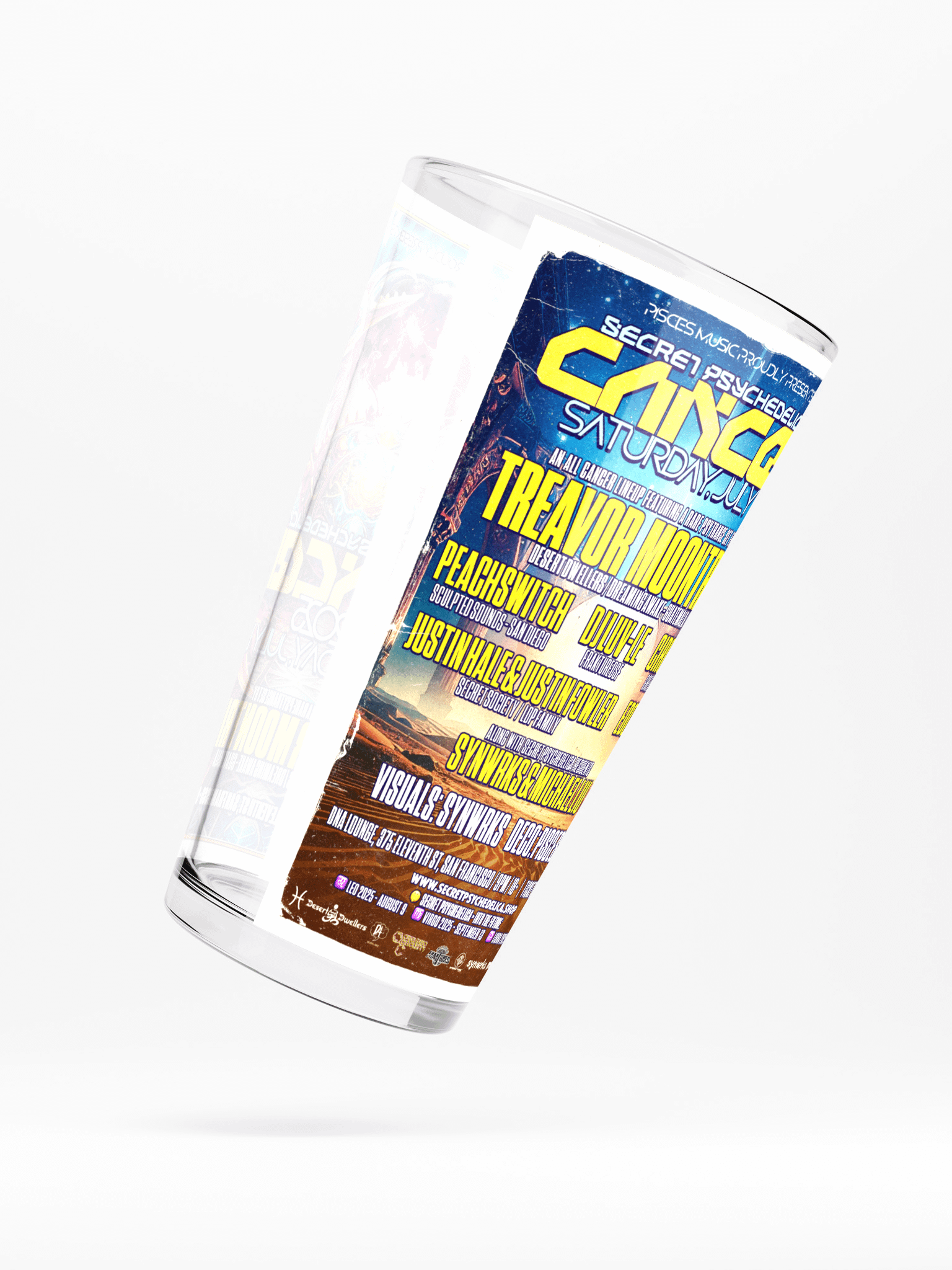 Cancer 2025 Shaker Pint Glass product image (2)