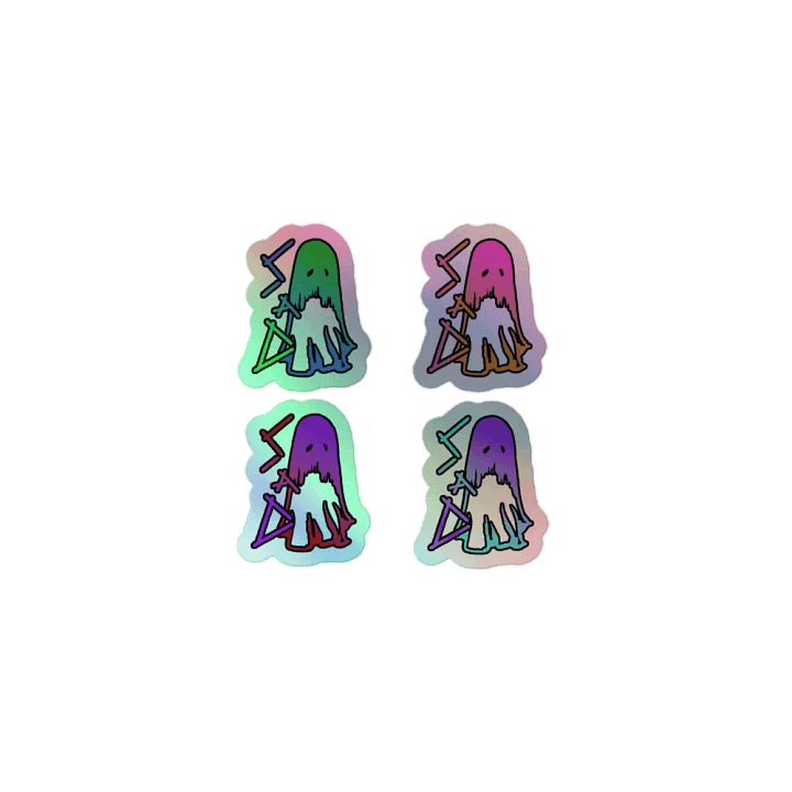 SaD Holographic Sticker - All Colours - Variant 2 product image (1)