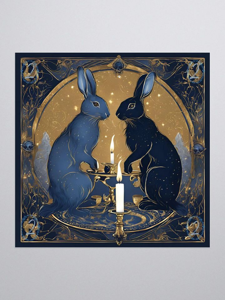 2 of Rabbits-2nd Year Affiliate Anniversary Sticker product image (2)