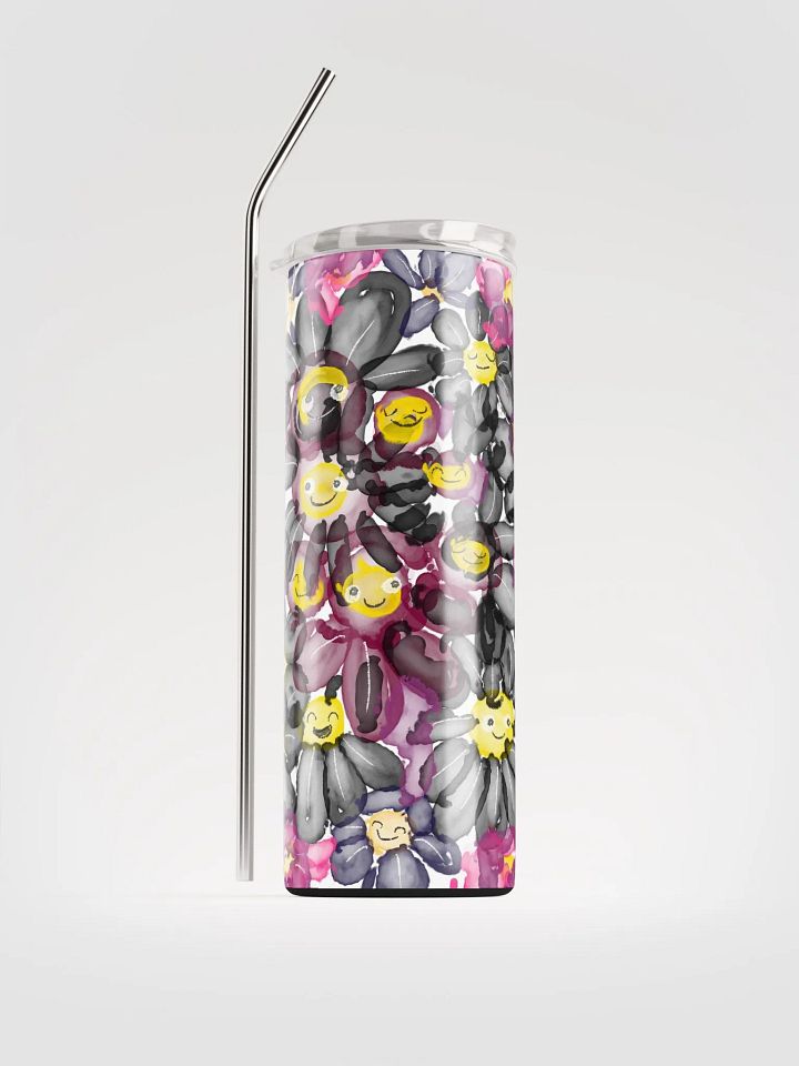 Smiling Faces Stainless Steel Tumbler product image (1)