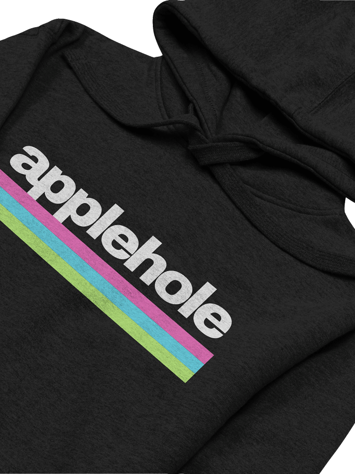 "Applehole" Hoodie – Funny Asshole Graphic Hoodie | Sarcastic Hippo Viral Humor Hoodie product image (1)