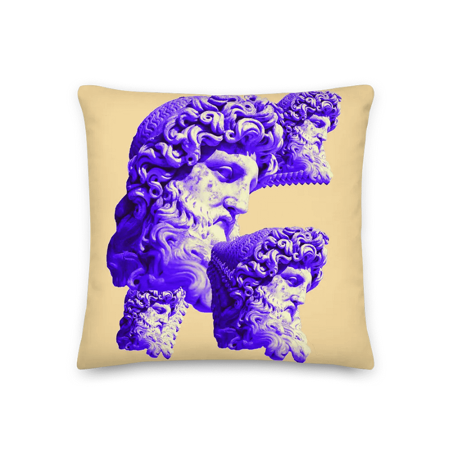 Zeus Glitch Premium Pillow product image (1)