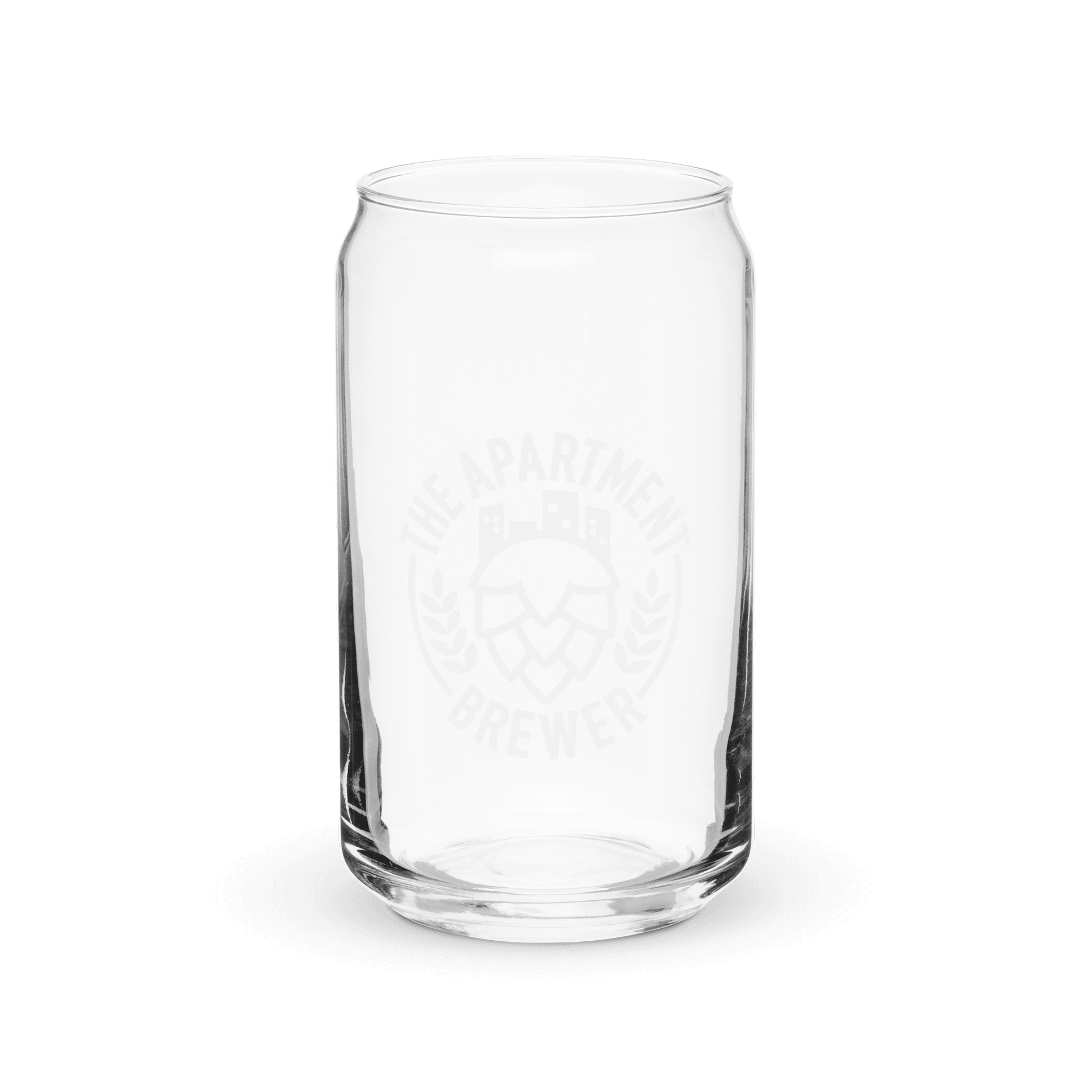 Main Logo Can-Shaped Glass (White) product image (1)