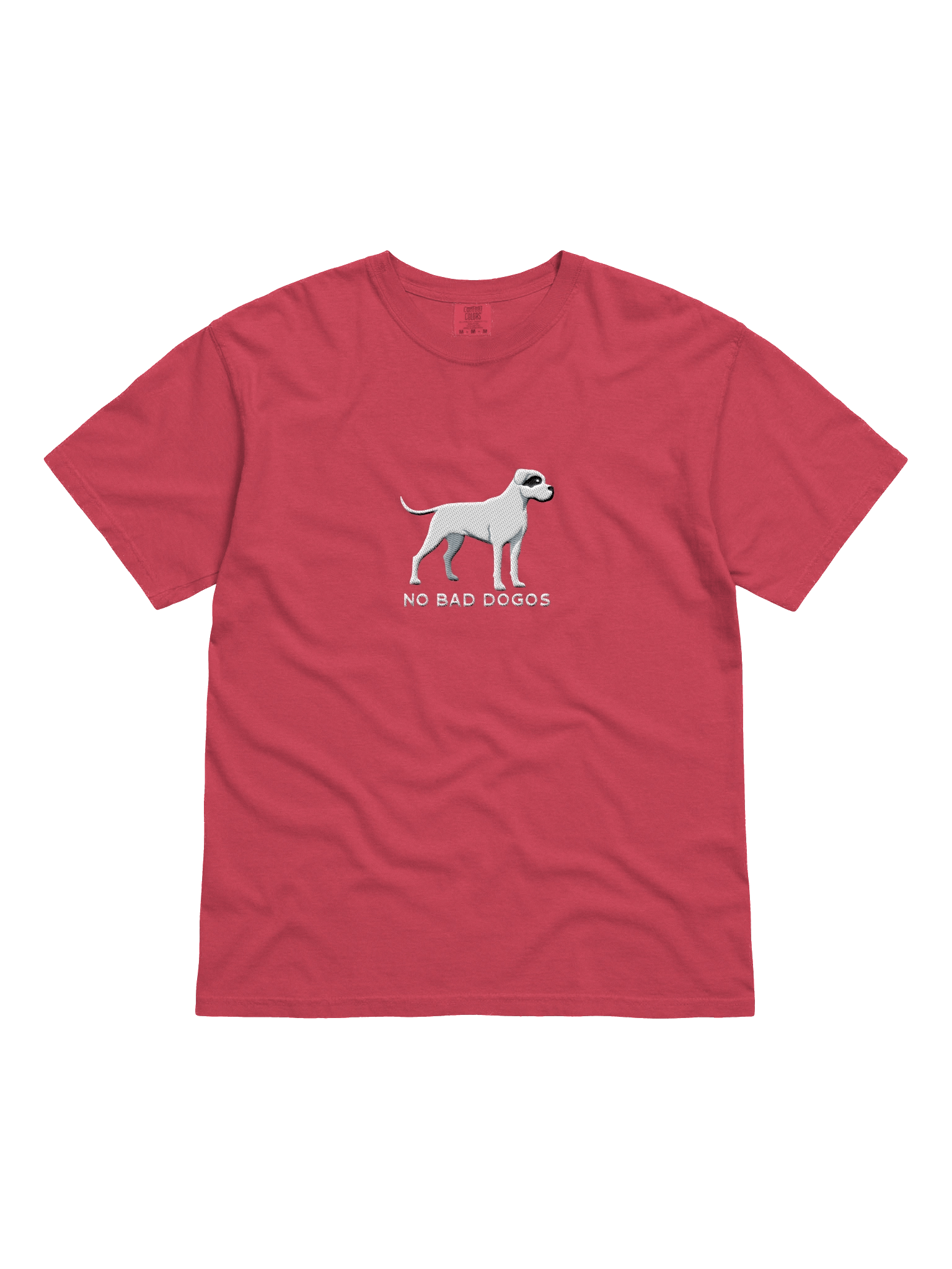 No Bad Dogos T-Shirt(Embroidered) of a Dogo Argentino(Black & White) product image (41)