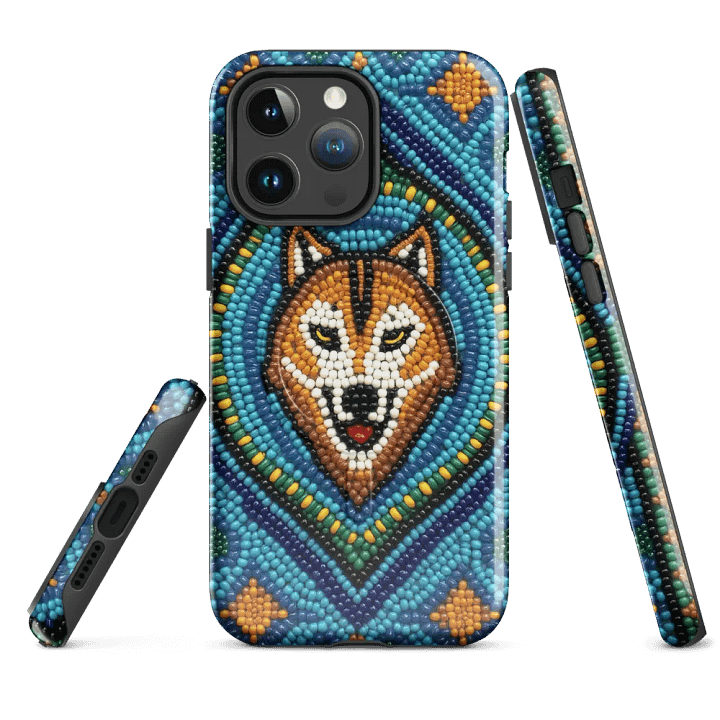 Spirit Wolf Faux-Beaded iPhone® Case product image (4)