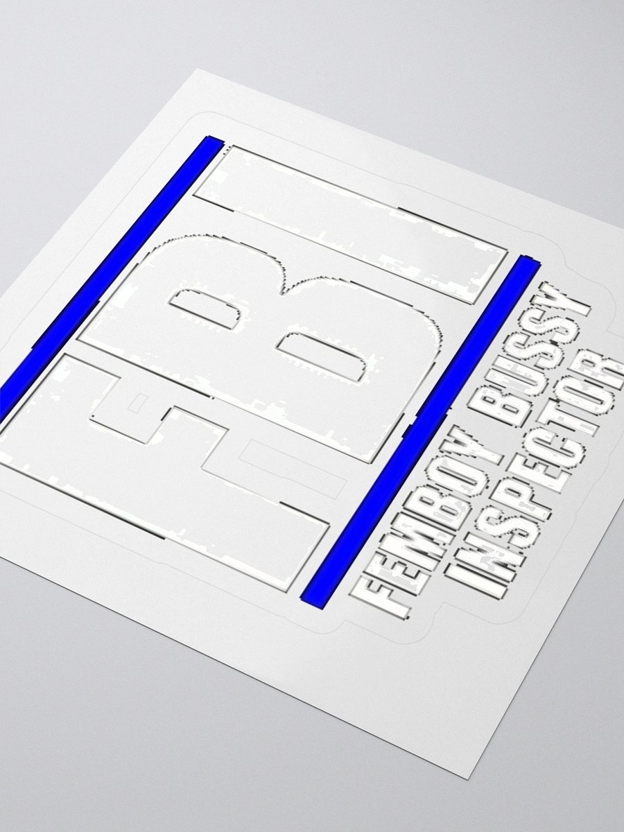 FBI Femboy Bussy Inspector Sticker product image (3)
