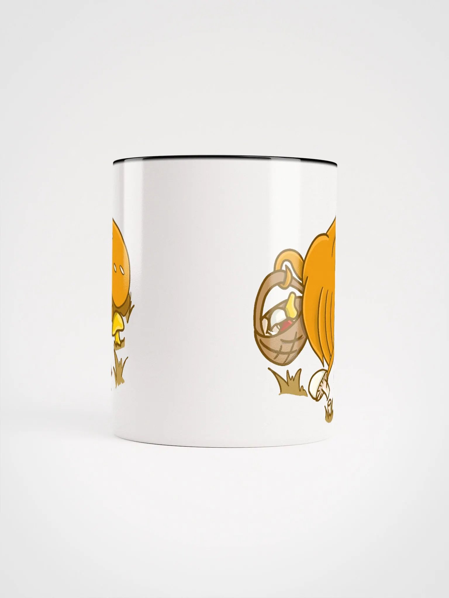 Mushroom Picking Cuttlefish double sided- color mug product image (5)