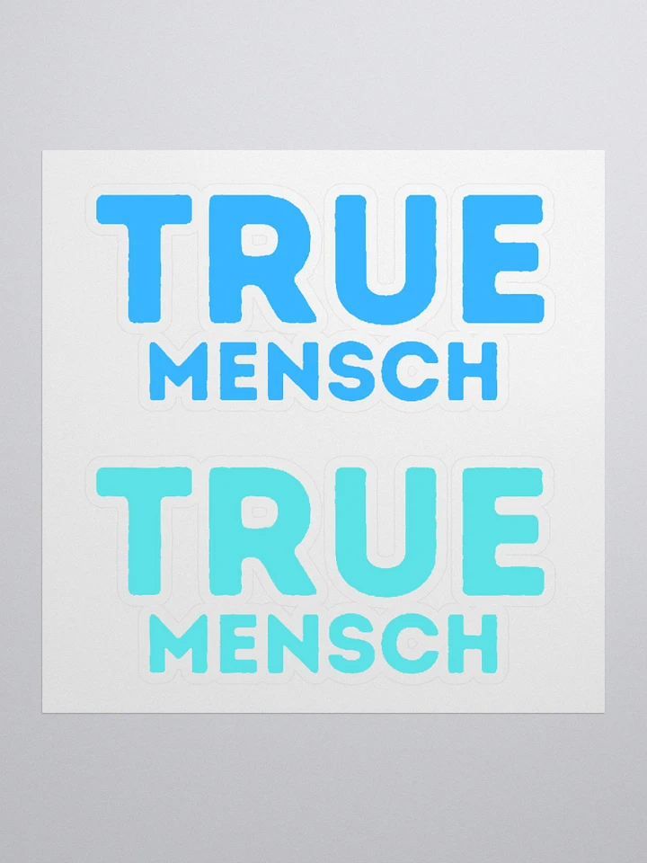 True Mensch Yiddish Double Sticker product image (3)