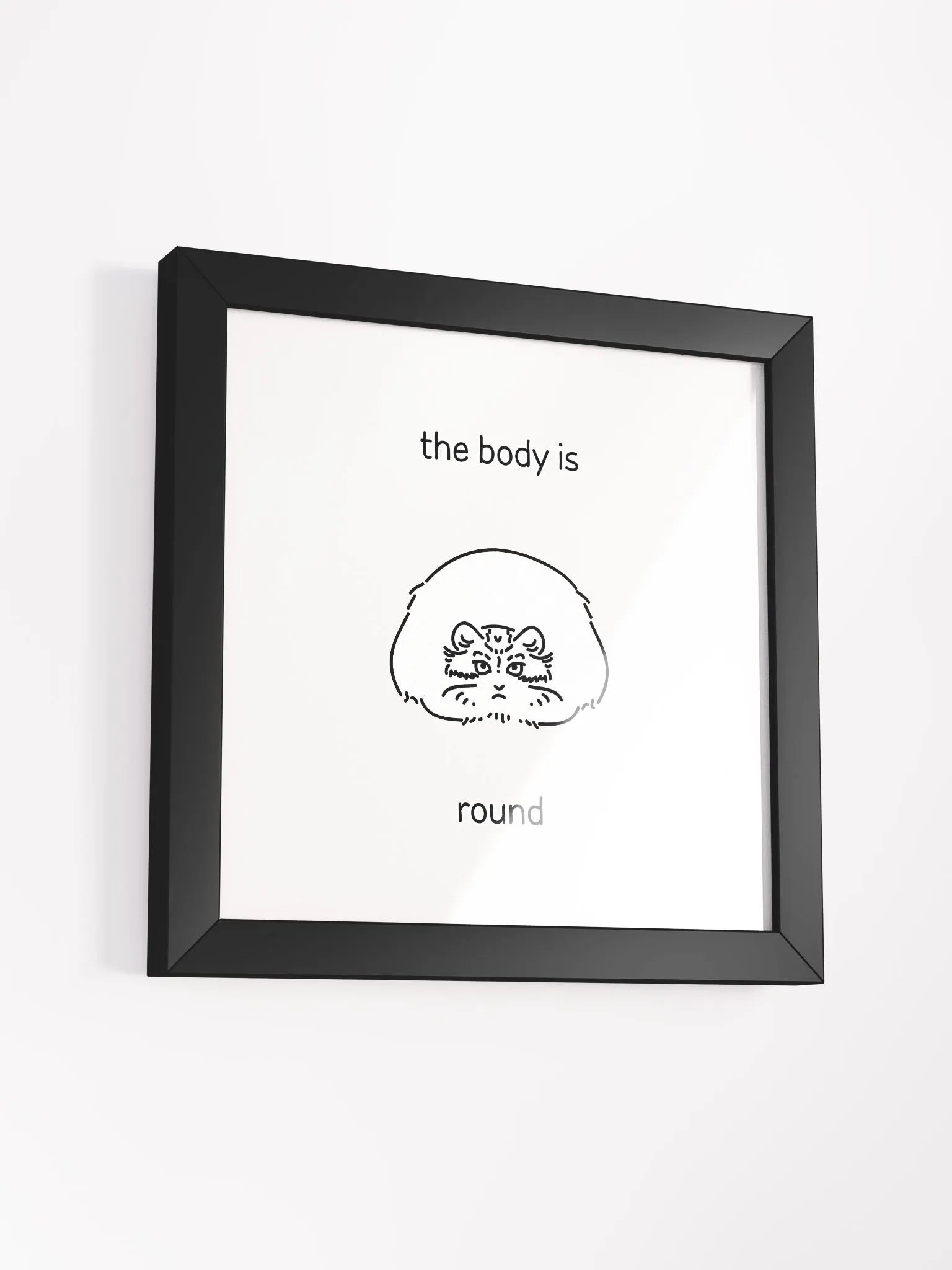 The Body Is Round - Framed Print product image (7)