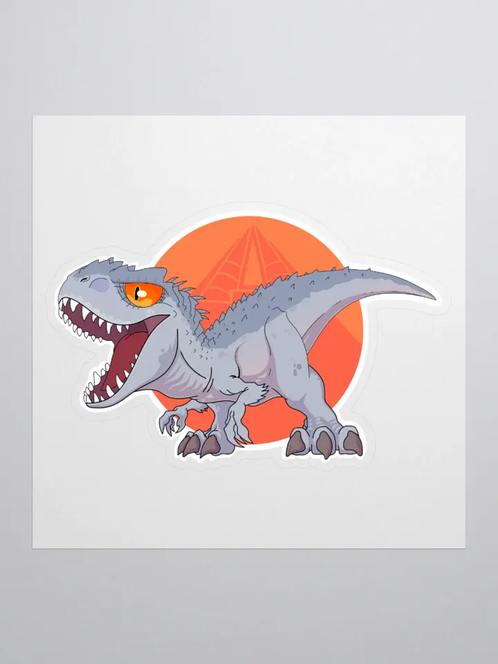 Fierce Dino Kiss Cut Stickers product image (1)