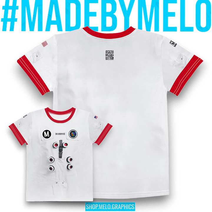 Astronaut Suit: #MeloCrew Junior Cadet - Ultimate Toddler T-Shirt | #MadeByMELO product image (1)
