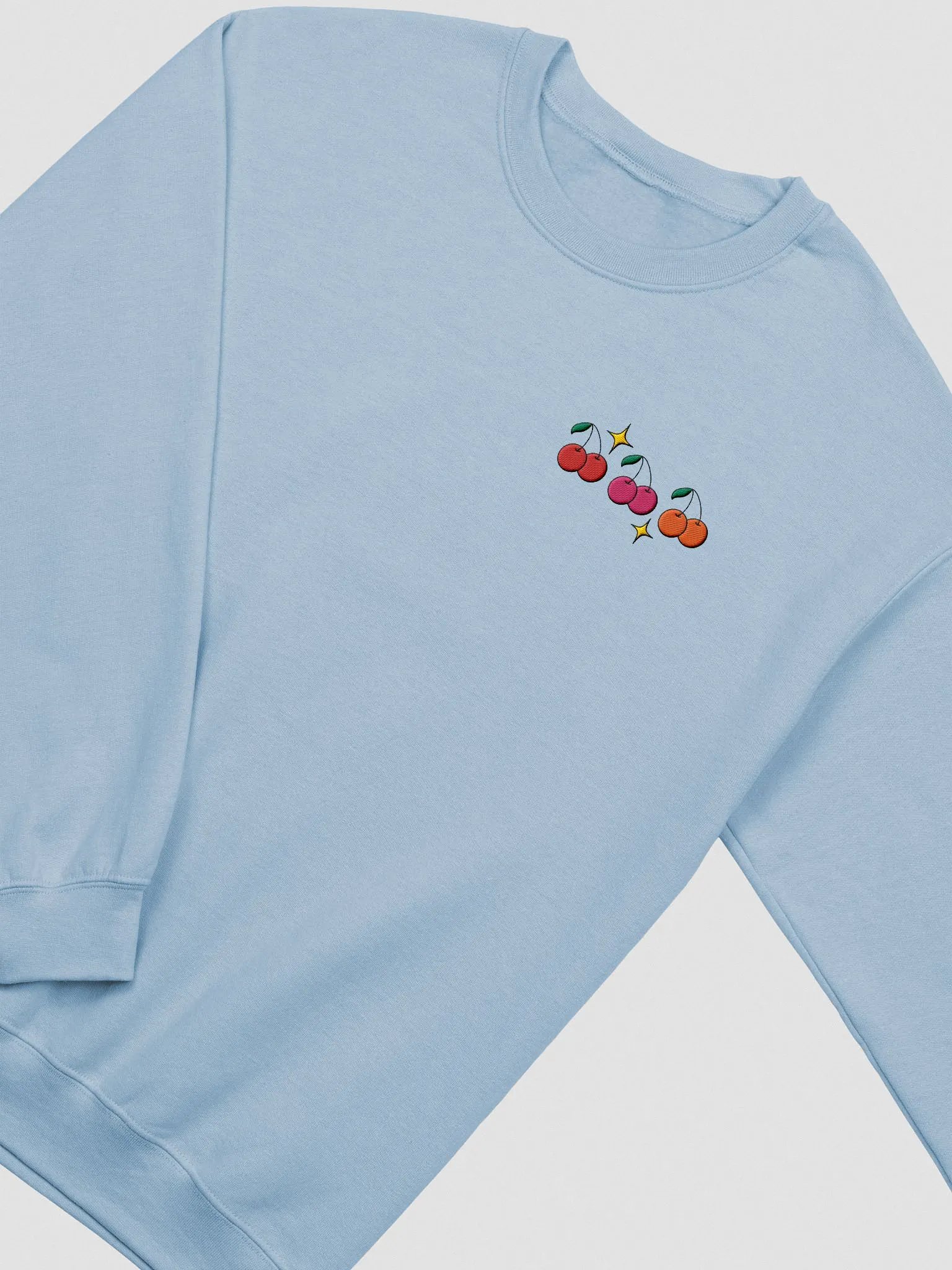 sparkle cherries embroidered crewneck product image (4)