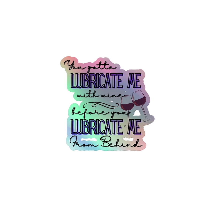 Holographic Lubrication Sticker product image (1)