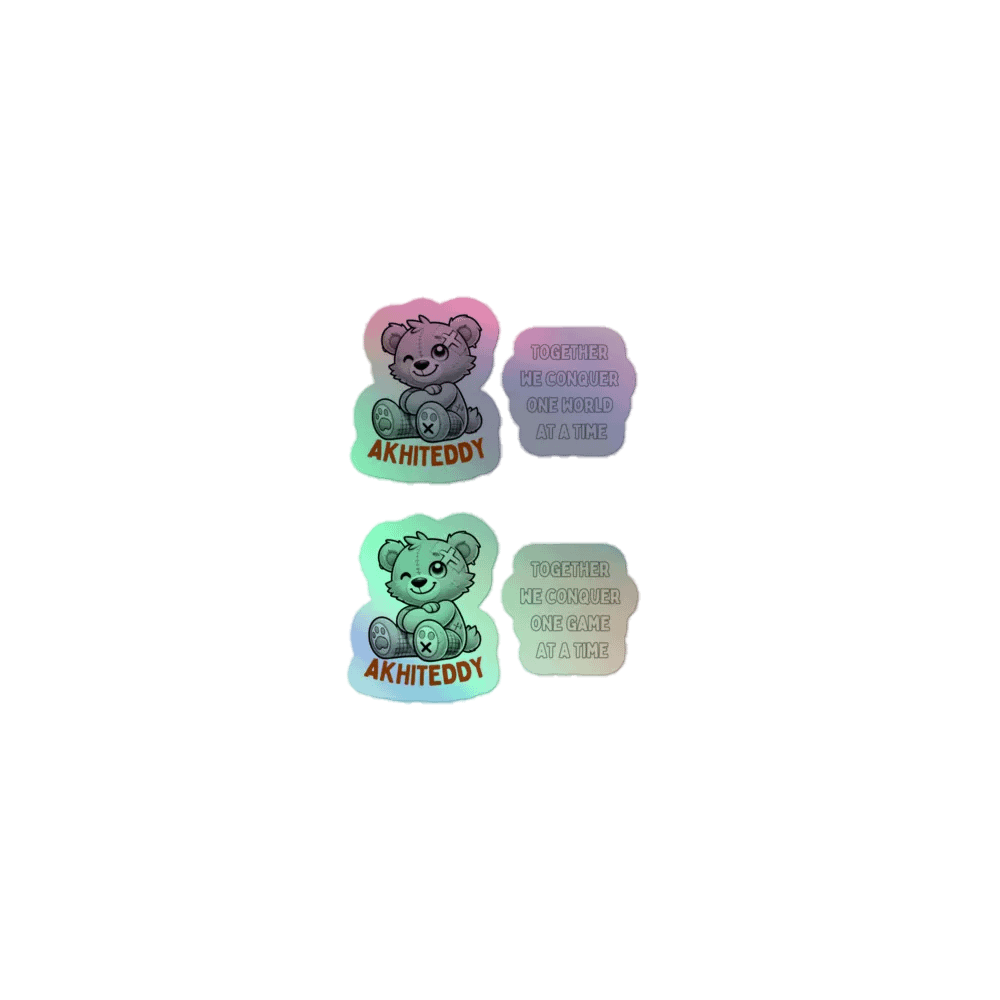 ArchTeddy Holographic Sticker Set product image (1)
