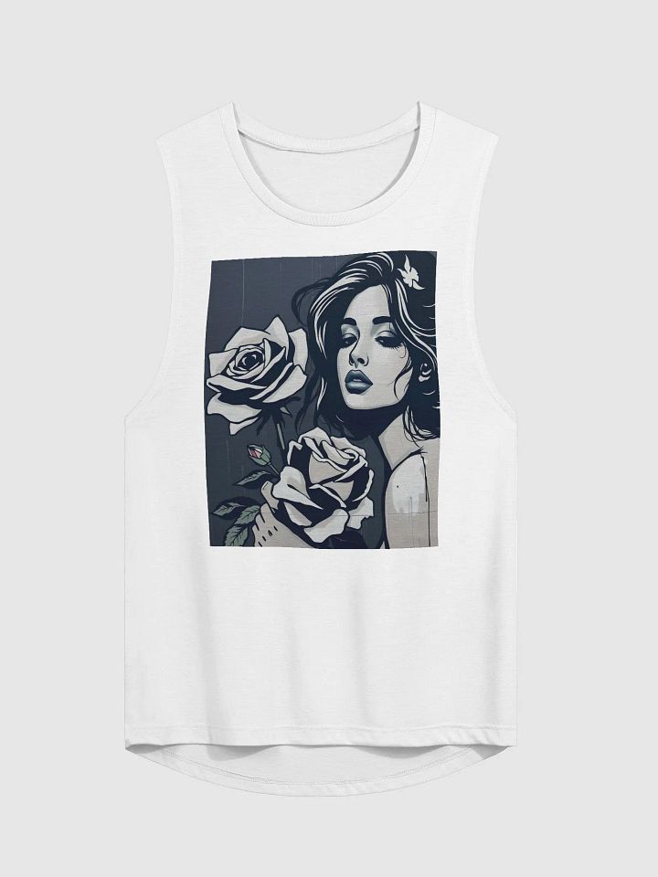 Rose Adorned Flowy Muscle Tank product image (1)