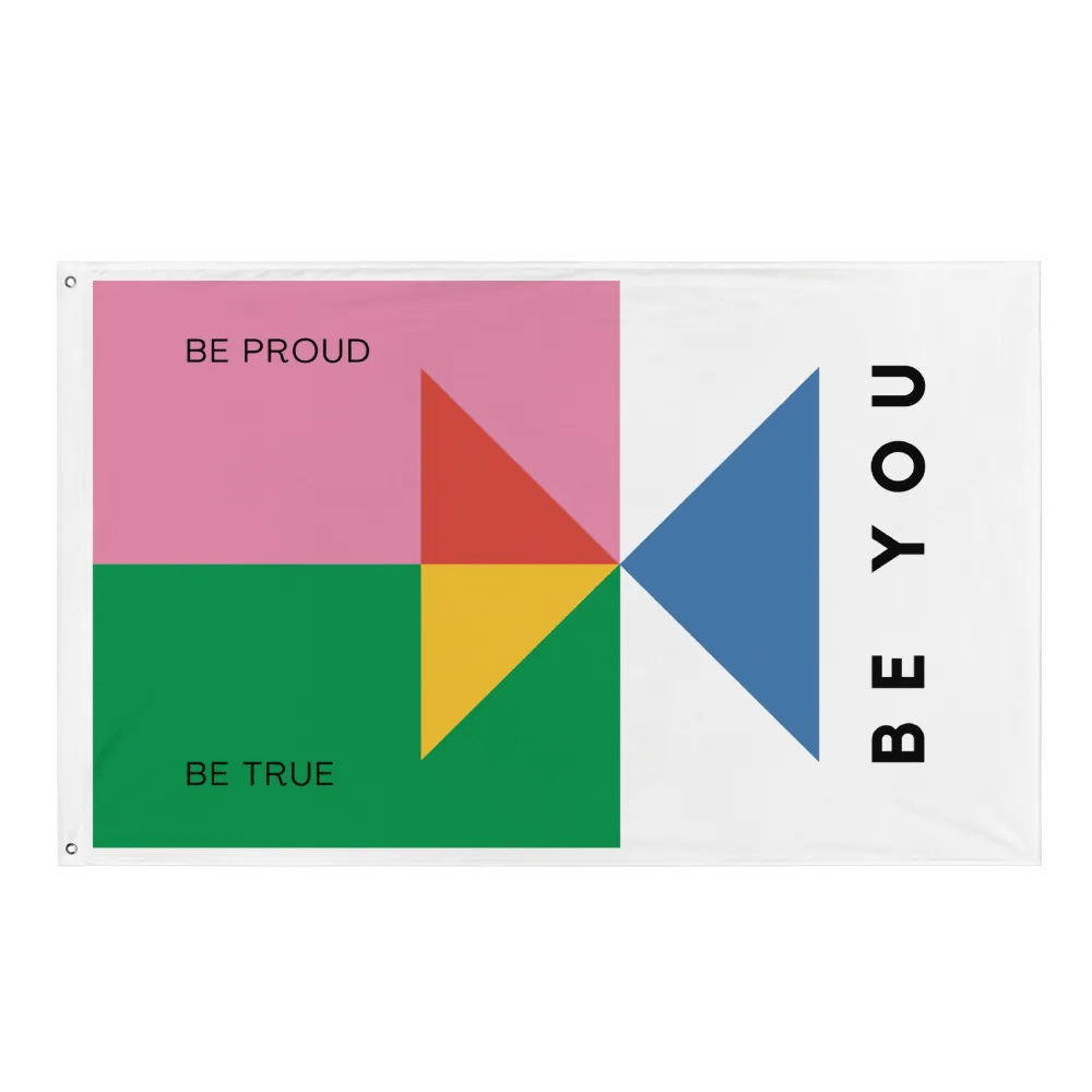 Be Proud, Be True, Be you. Pride Flag product image (1)