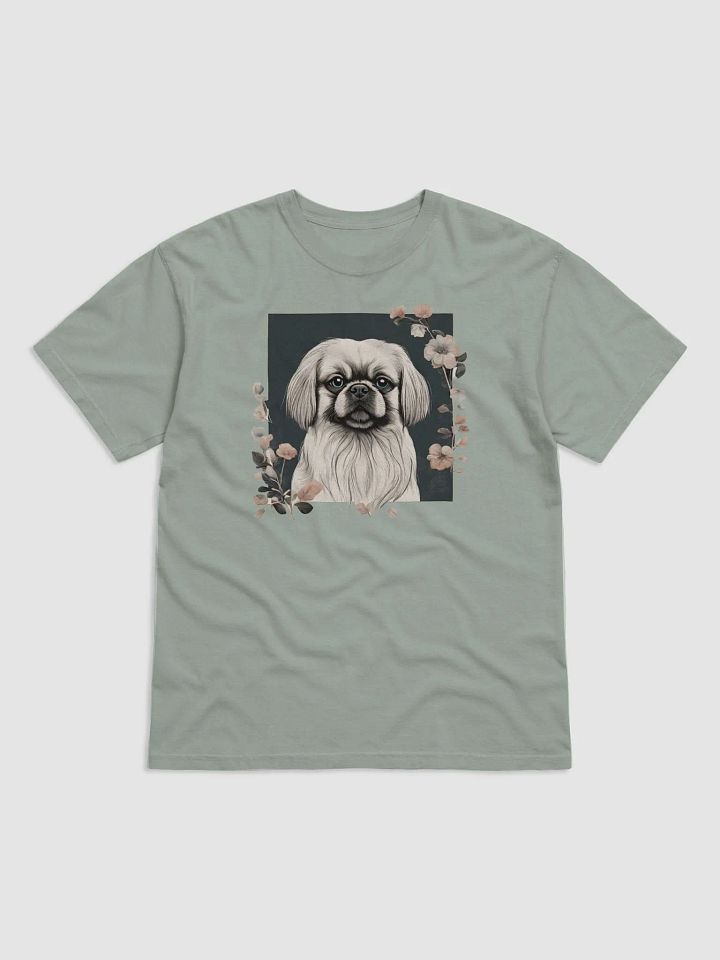 Floral Pekingese Comfort Colors T-Shirt product image (2)