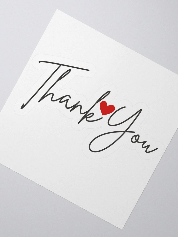 Thank💗You Sticker product image (2)