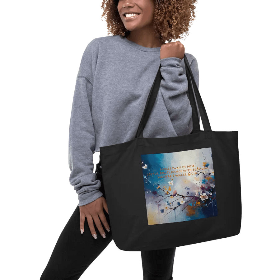 Nature's Waltz Organic Tote Bag product image (5)