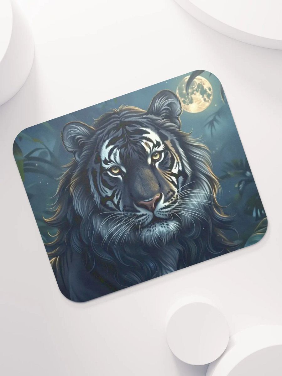Moonlit Tiger Mouse Pad product image (7)