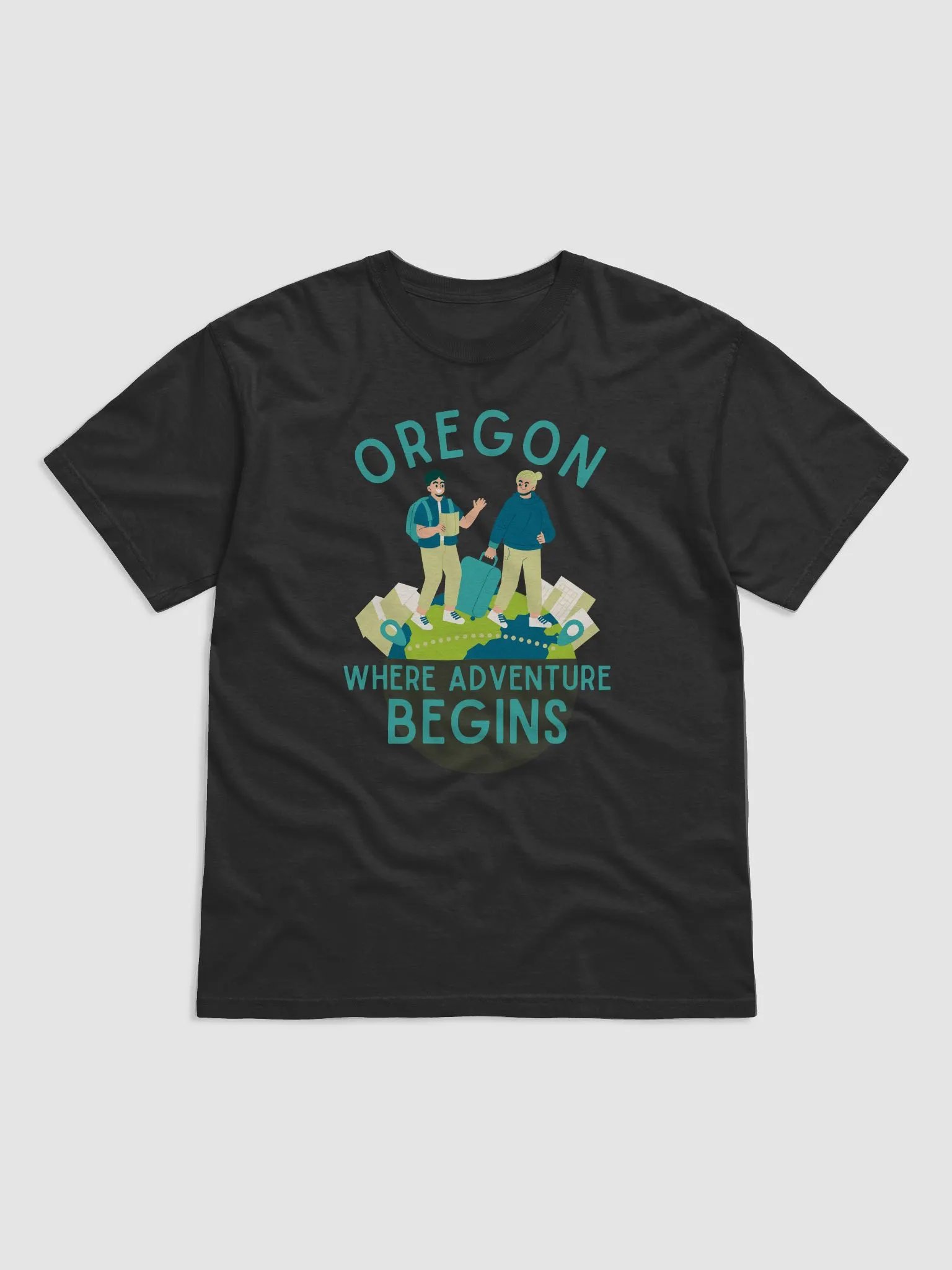 Oregon Adventure Hipster Journey Heavyweight Garment Dyed Tee product image (1)