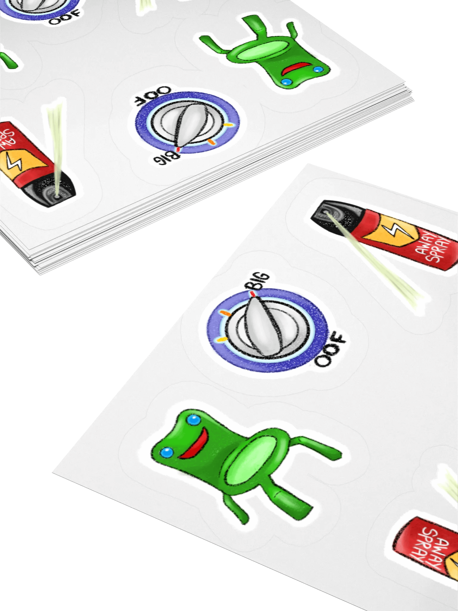 Small Sticker Pack! -Chalk like digitally drawn meme stickers- product image (10)