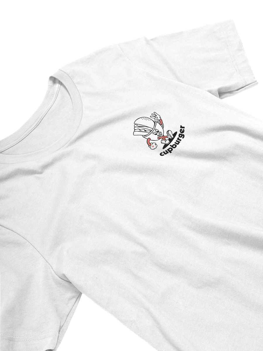 Cupburger "Fast Food" White Tee product image (3)