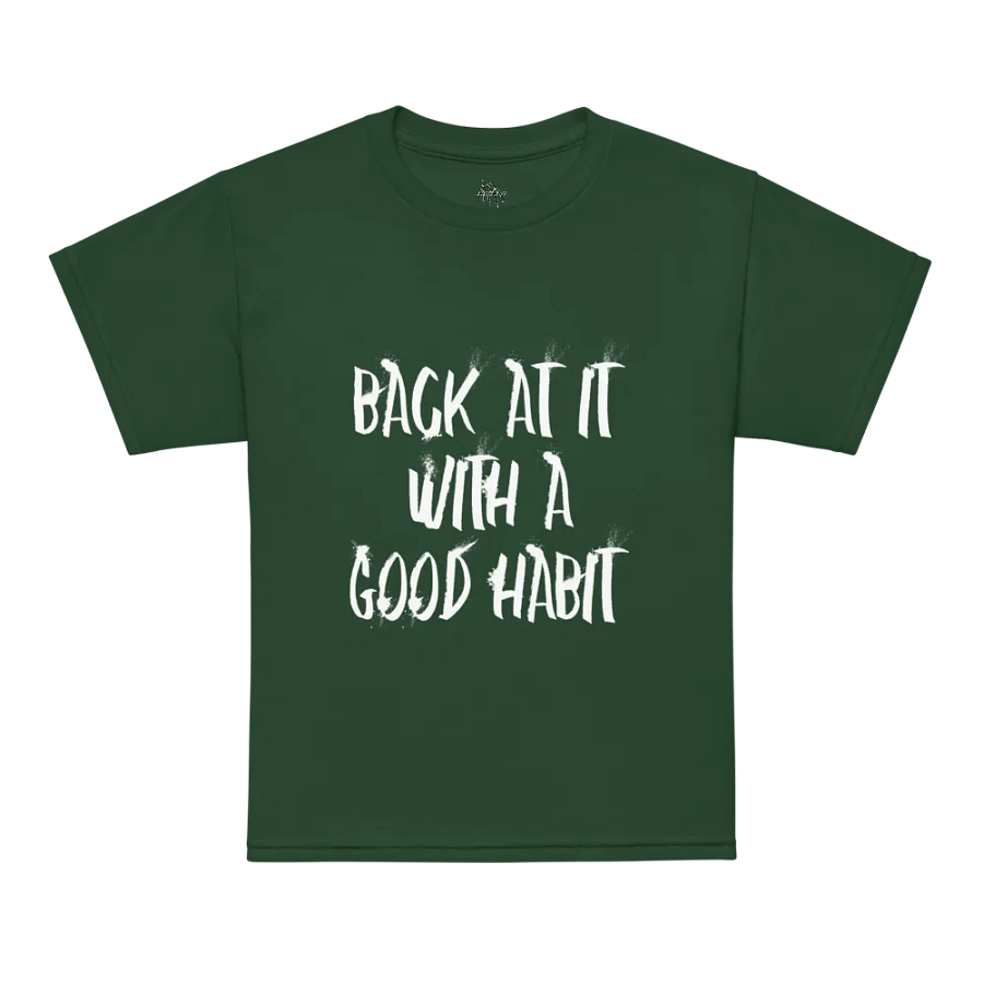 "Back At It With A Good Habit" Gildan Youth Sports Tee product image (17)