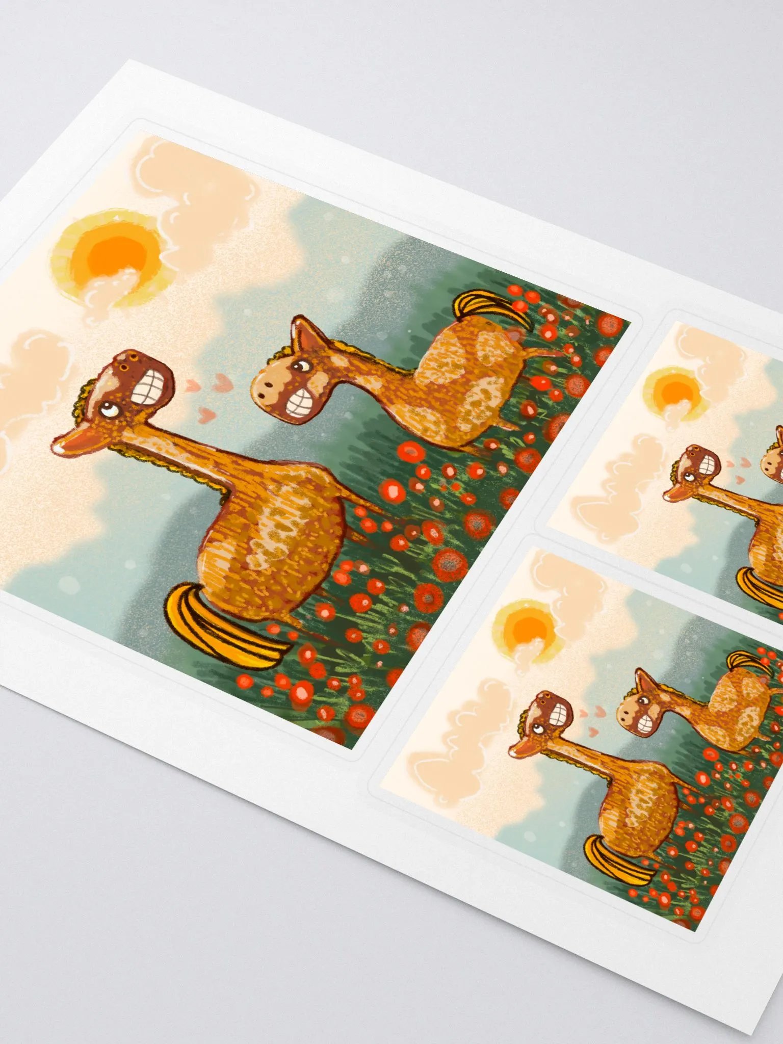Awkward Horses Sticker Sheet product image (2)