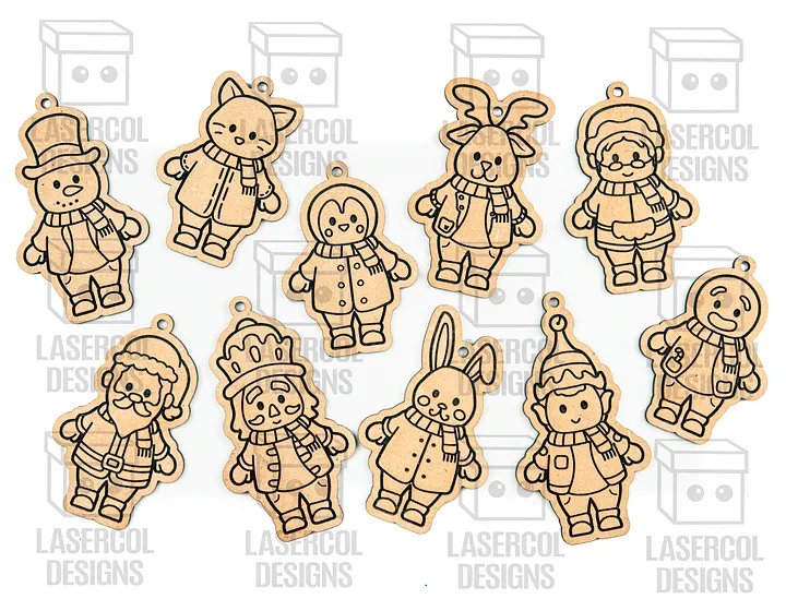 Christmas Ornaments - Laser Cut Files product image (2)