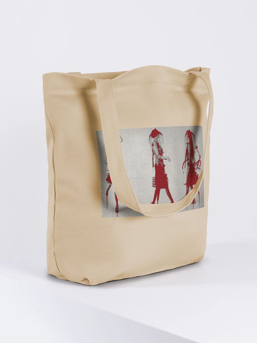 Avant-Garde Red Fashionistas Tote Bag product image (2)