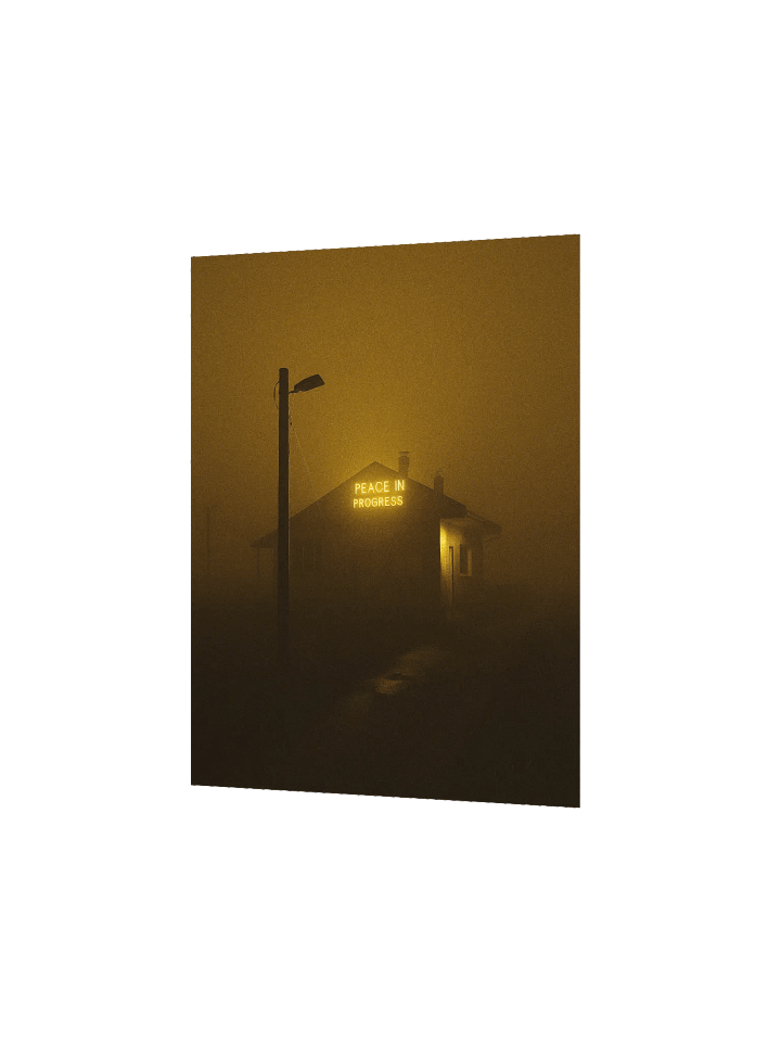 "Peace in Progress" Matte Poster product image (8)
