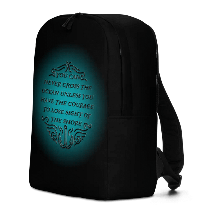 Courage quote backpack product image (2)