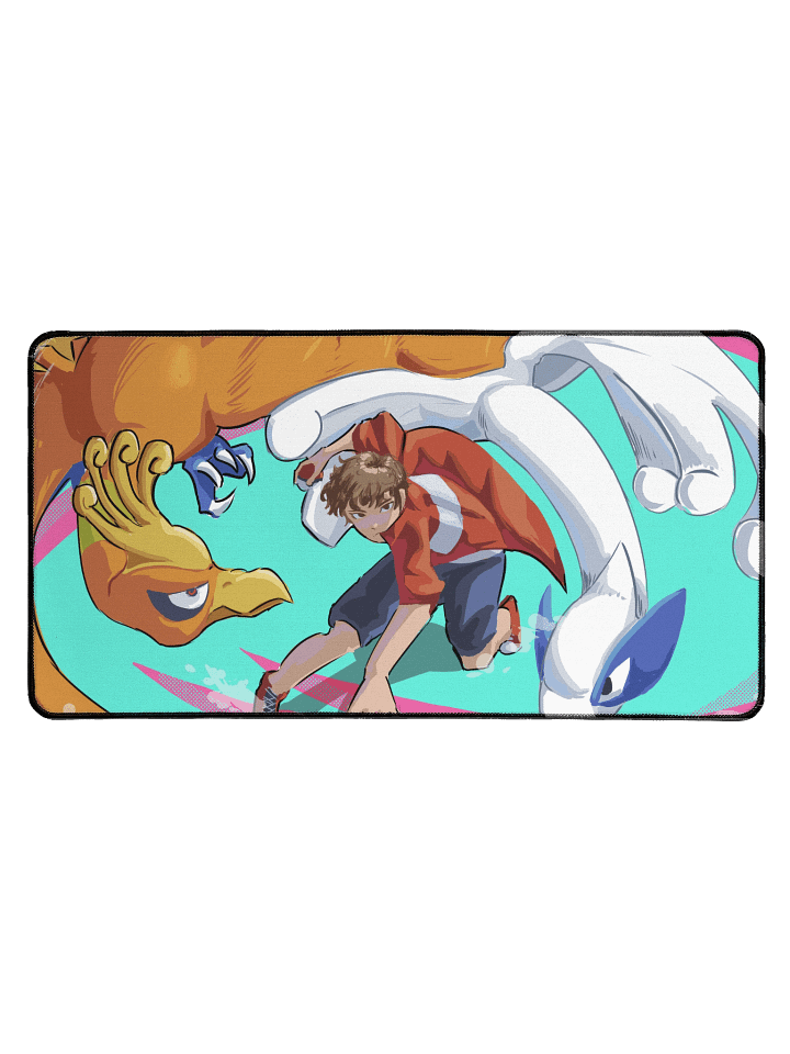 Godzly Oh-Oh Lugia 15.5" x 31.5" Desk Mat product image (1)