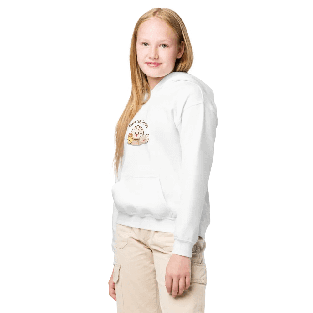 Dimsum Holy Trinity Kids Hoodie - White product image (1)