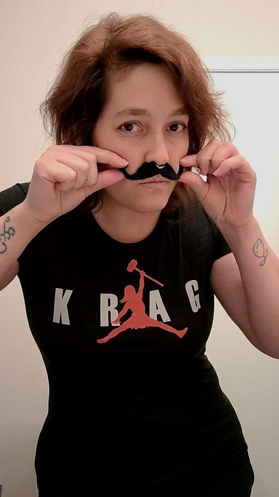 Jumpy Krag Ladies' Triblend T-Shirt product image (2)