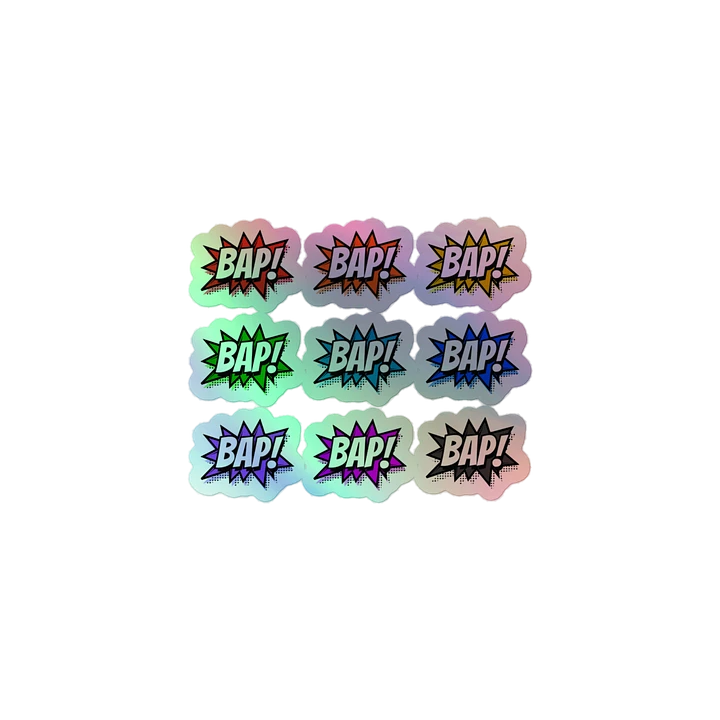 Holographic Rainbow Bap Stickers product image (1)