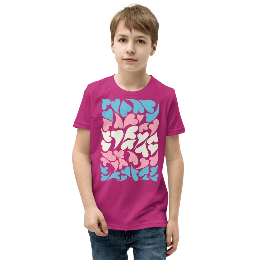 Nestled PRIDE Transgender T-shirt (Youth) product image (3)
