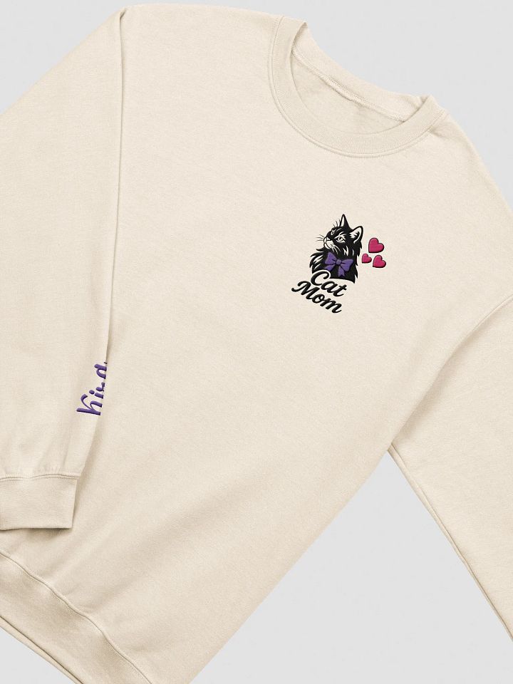 CAT MOM / SWEATSHIRT WITH PERSONALIZED NAME / EMBROIDERED product image (5)