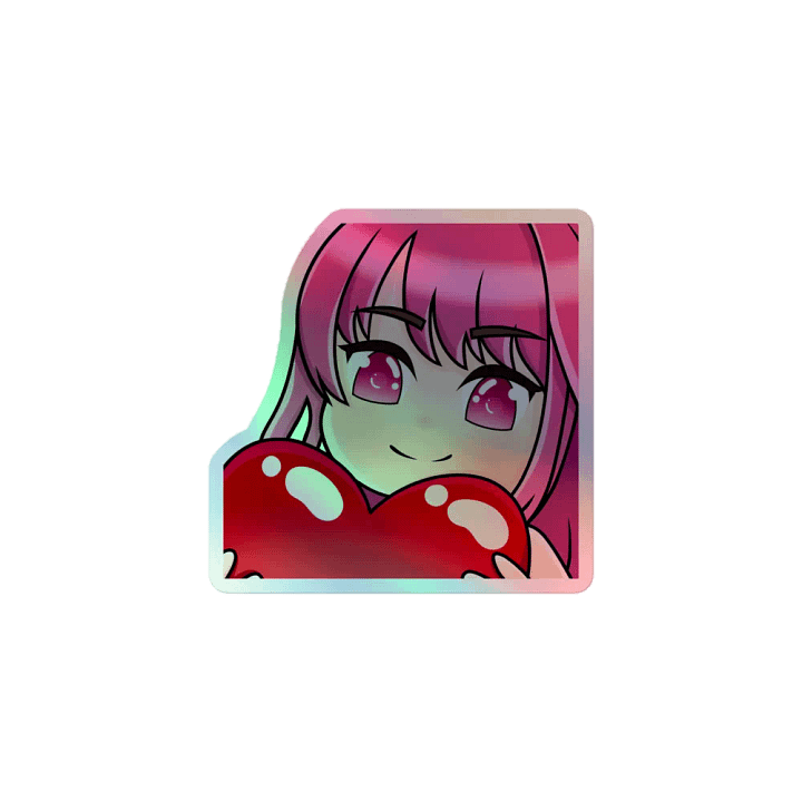 pickle_croissant holographic sticker product image (1)